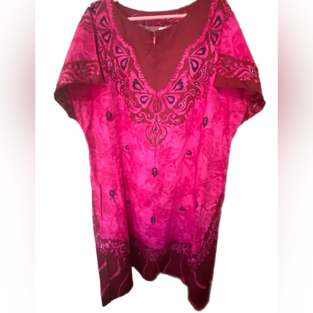 Brand new Hand  printed  gown .